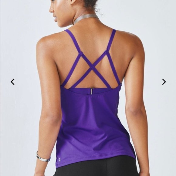 Tops - Fabletics Hazel medium purple tank top k25